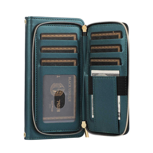 Crossbody Large Card Holder Flap Phone Case Compatible with All Model Samsung S20 |Samsung S21 | Samsung S22 | Samsung S23