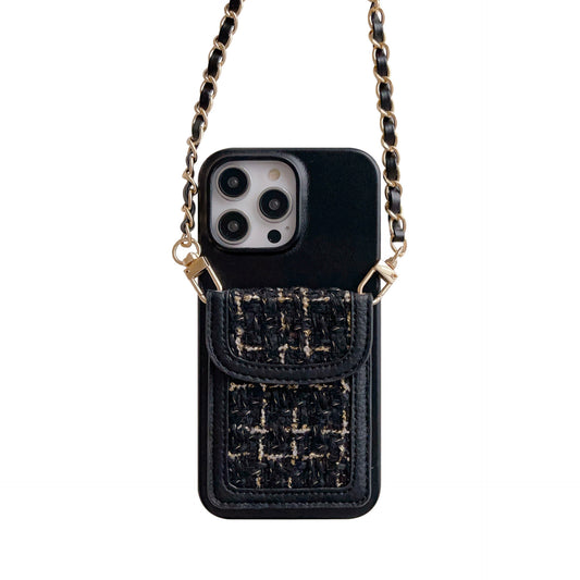 Crossbody Chain Card Holder Can Back Phone Case all Model for iPhone 14 | iPhone 15