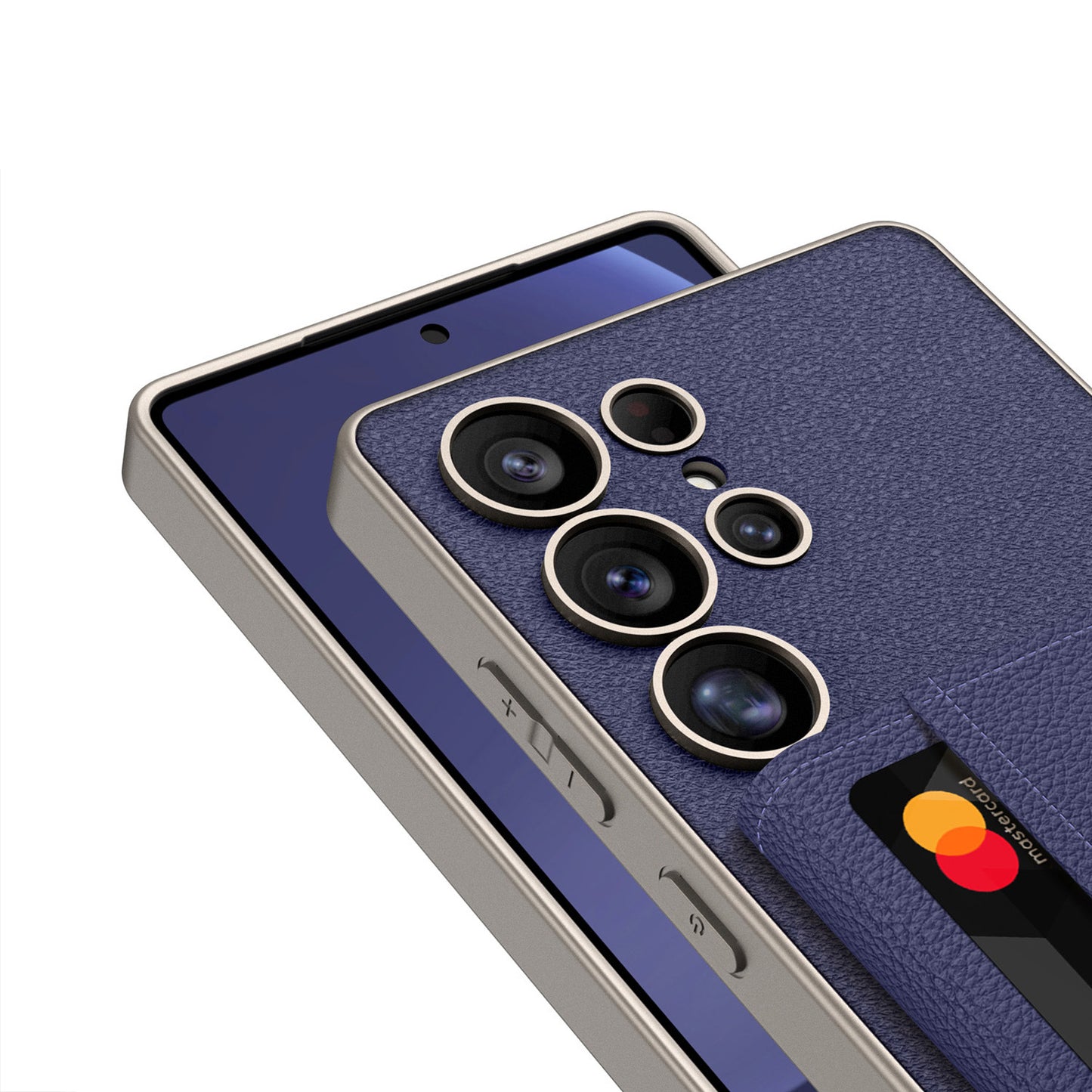 Built-in Wireless Charger Phone Case Magnetic Split Wallet Case With Stand | Samsung S24 Ultra | Samsung S25 Ultra