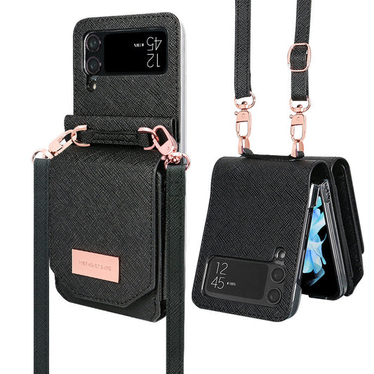 Fashion Personality Cross-body Lanyard Phone Case Samsung Z Flip 3 | Samsung Z Flip 4 | Samsung Z Flip 5 | Samsung Z Flip 6