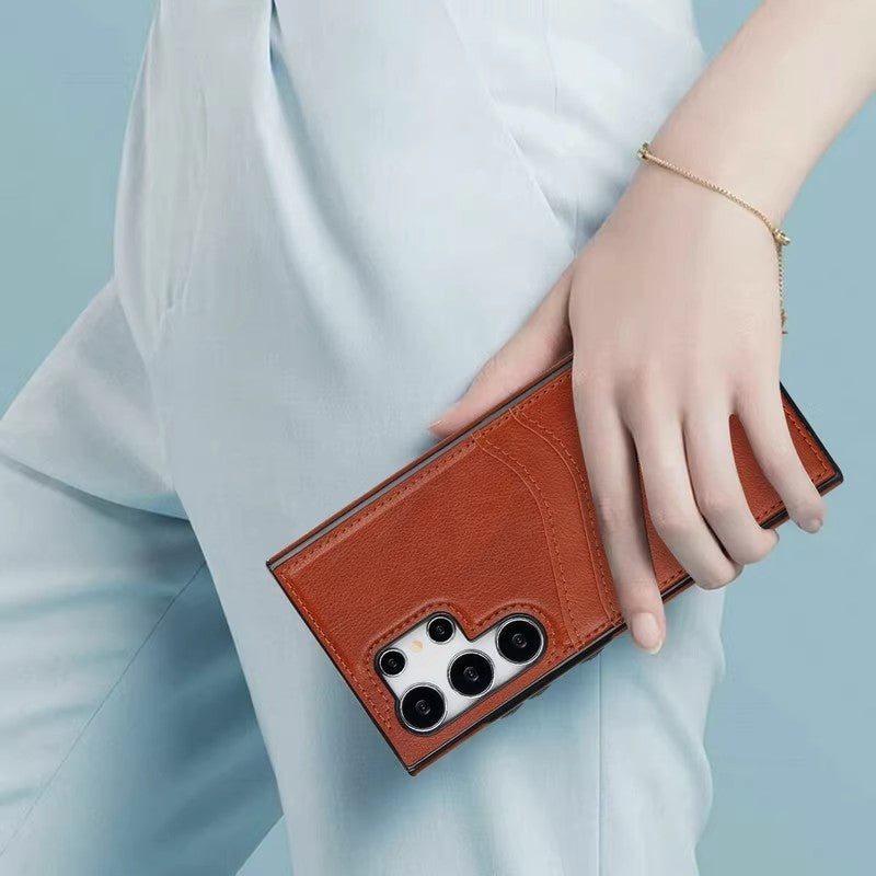 Suitable For Business Simplicity Phone Case Card Holster All Model | Samsung S23 | Samsung S24