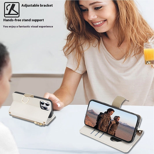 Lanyard Bracket Flip Protective Cover Card Phone Case all Model For iPhone 14 | iPhone 15