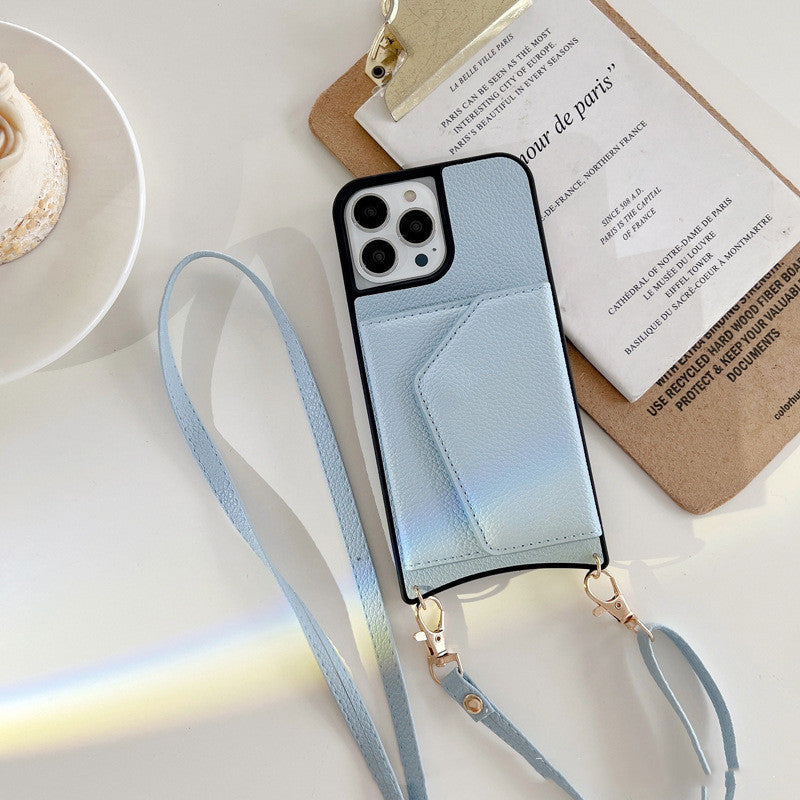 Solid Color Mobile Phone Case With Mirror All Model | iPhone 13 | iPhone 14