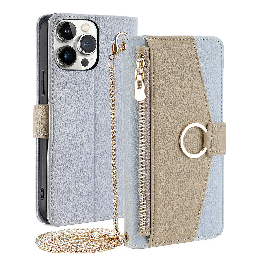 Lanyard Bracket Flip Protective Cover Card Phone Case all Model For iPhone 14 | iPhone 15