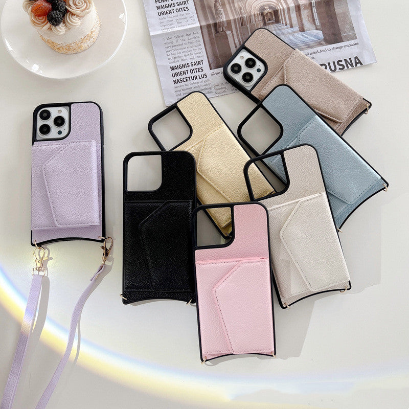 Solid Color Mobile Phone Case With Mirror All Model | iPhone 13 | iPhone 14