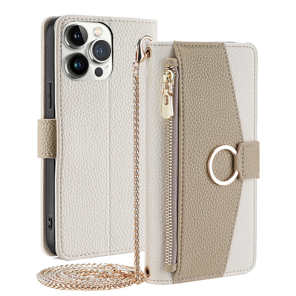 Lanyard Bracket Flip Protective Cover Card Phone Case all Model For iPhone 14 | iPhone 15