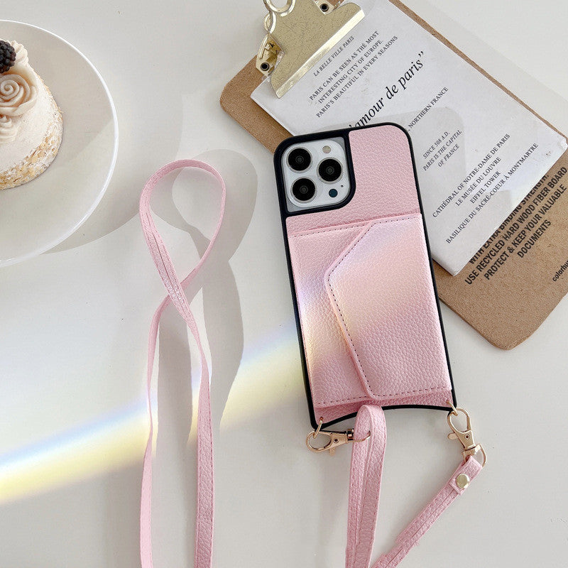 Solid Color Mobile Phone Case With Mirror All Model | iPhone 13 | iPhone 14