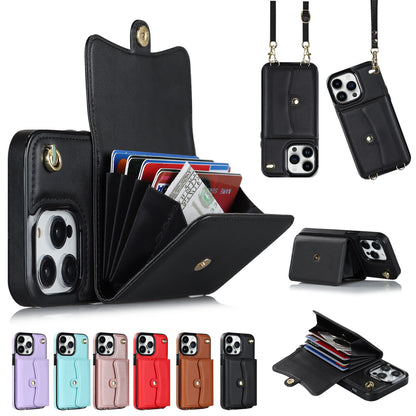 Crossbody Card Holder Phone Case | Multi-function Card Holder Compatible with All Model of  iPhone 13 pro |  iPhone 14 | iPhone 15