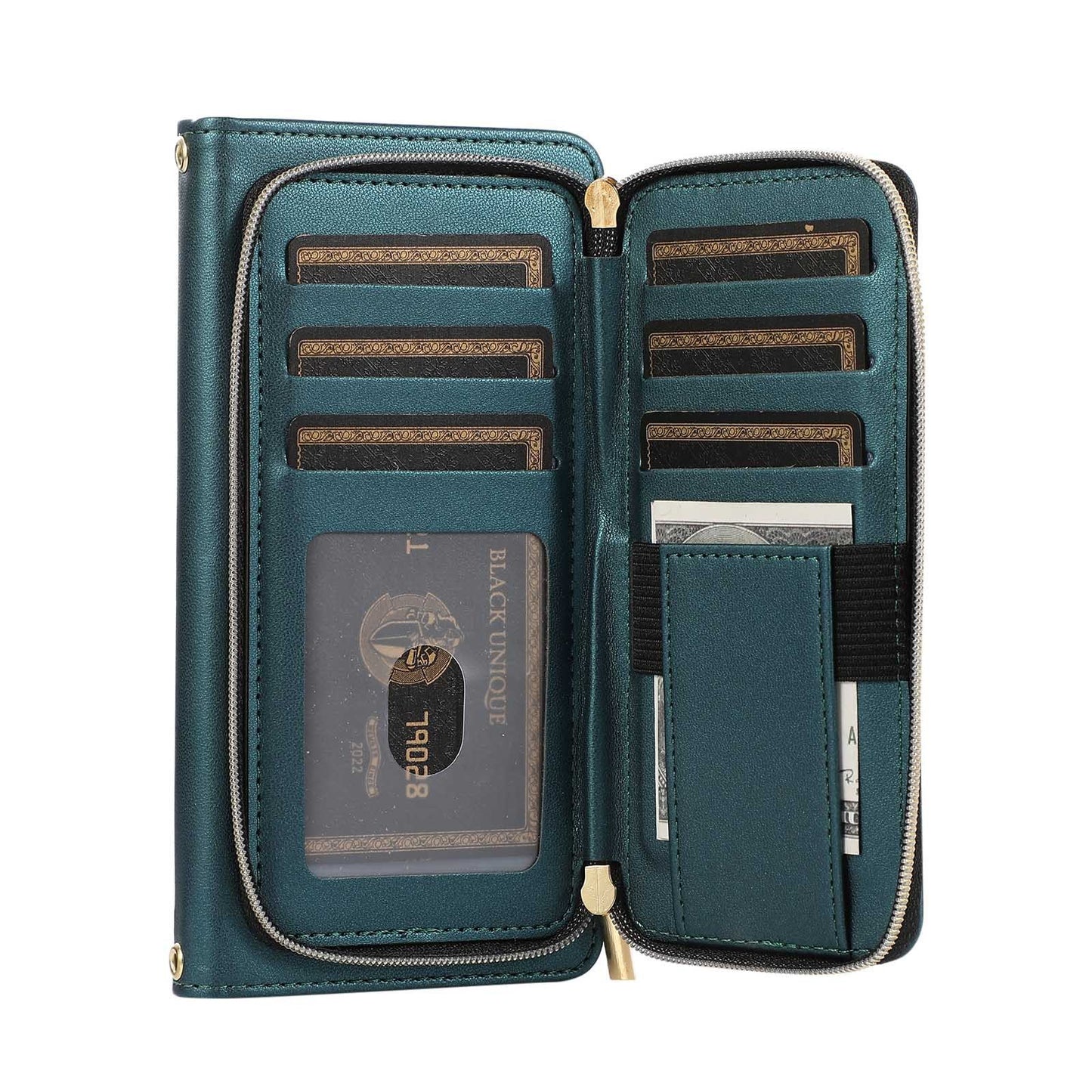 Crossbody Large Card Holder Flap Phone Case Compatible with All Model Samsung S20 |Samsung S21 | Samsung S22 | Samsung S23