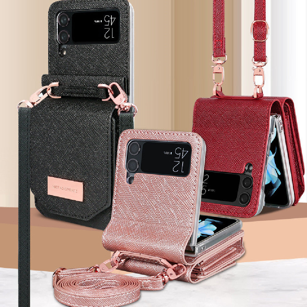 Fashion Personality Cross-body Lanyard Phone Case Samsung Z Flip 3 | Samsung Z Flip 4 | Samsung Z Flip 5 | Samsung Z Flip 6