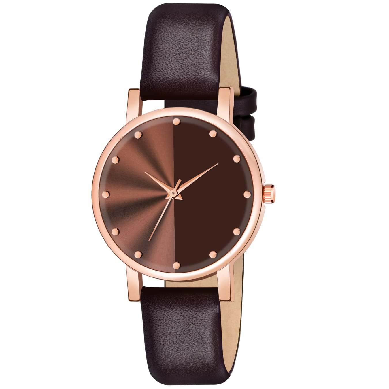 Trendy Rose Gold Analog Watch for Women – Sleek & Modern Look