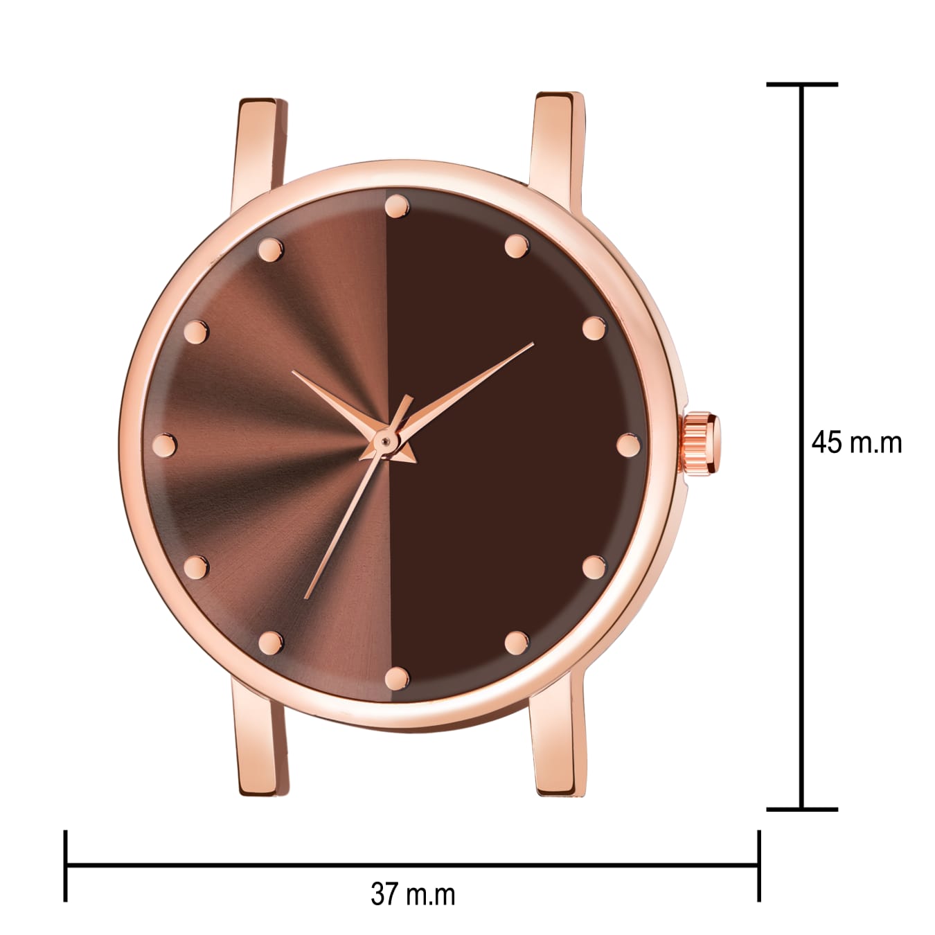 Trendy Rose Gold Analog Watch for Women – Sleek & Modern Look