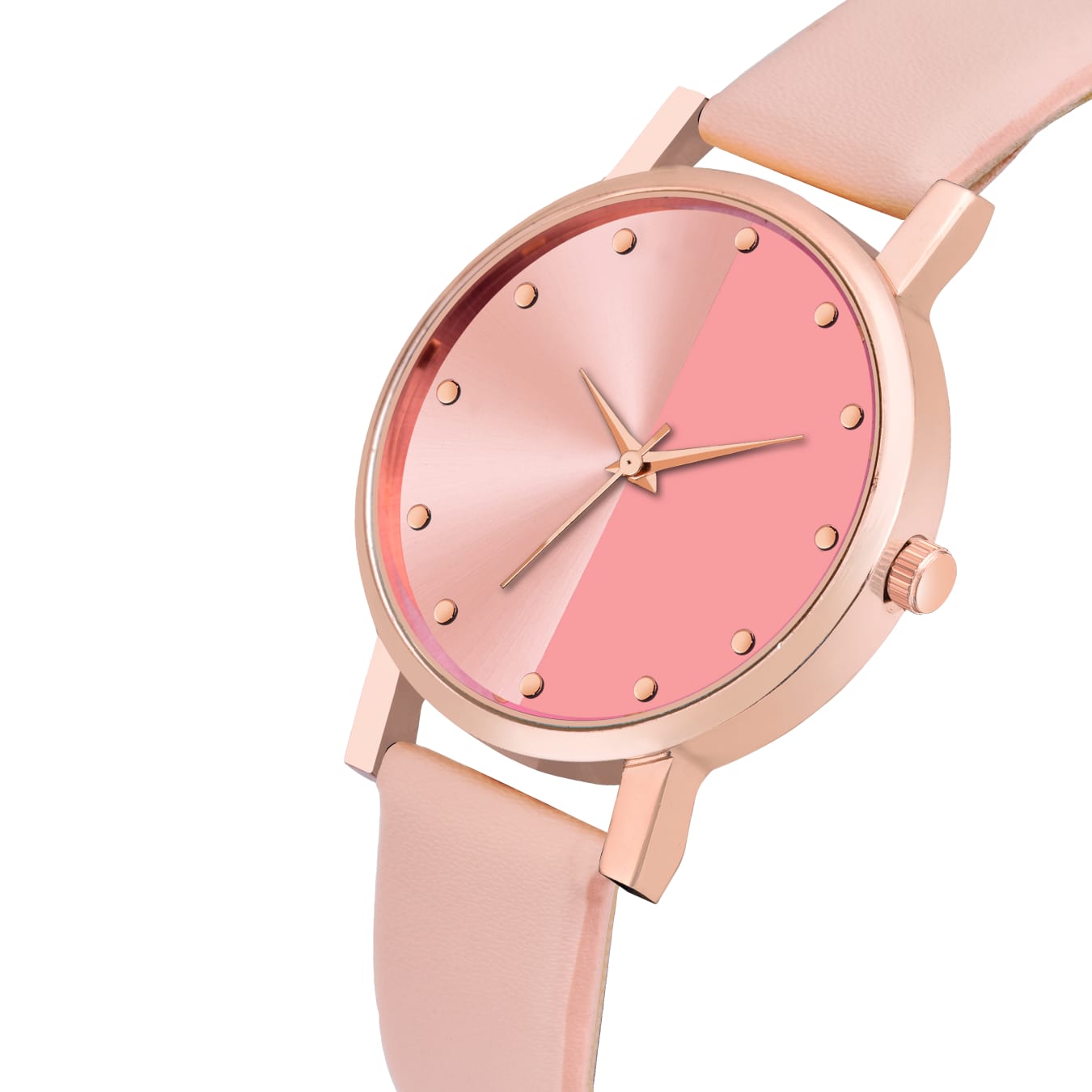 Trendy Rose Gold Analog Watch for Women – Sleek & Modern Look