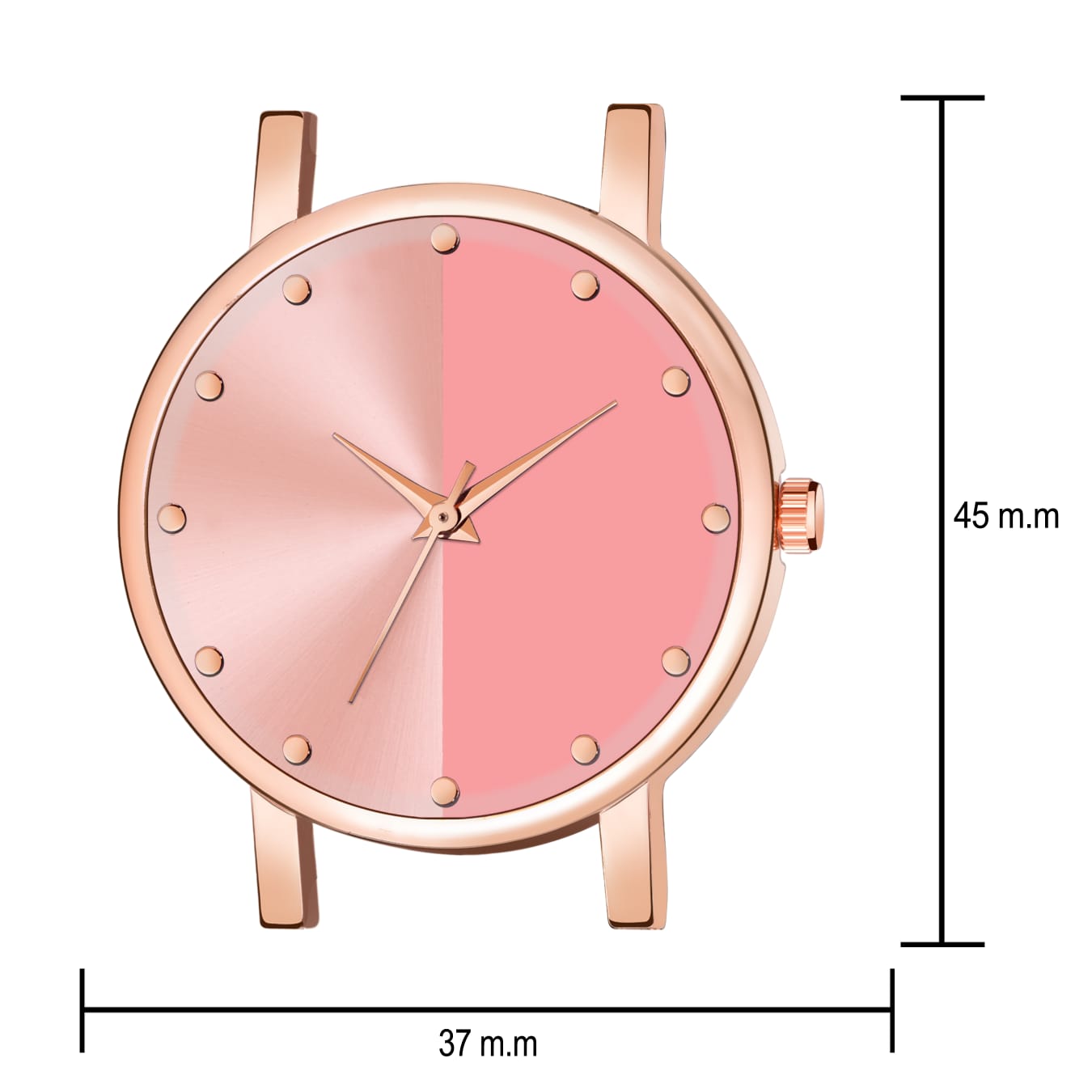 Trendy Rose Gold Analog Watch for Women – Sleek & Modern Look