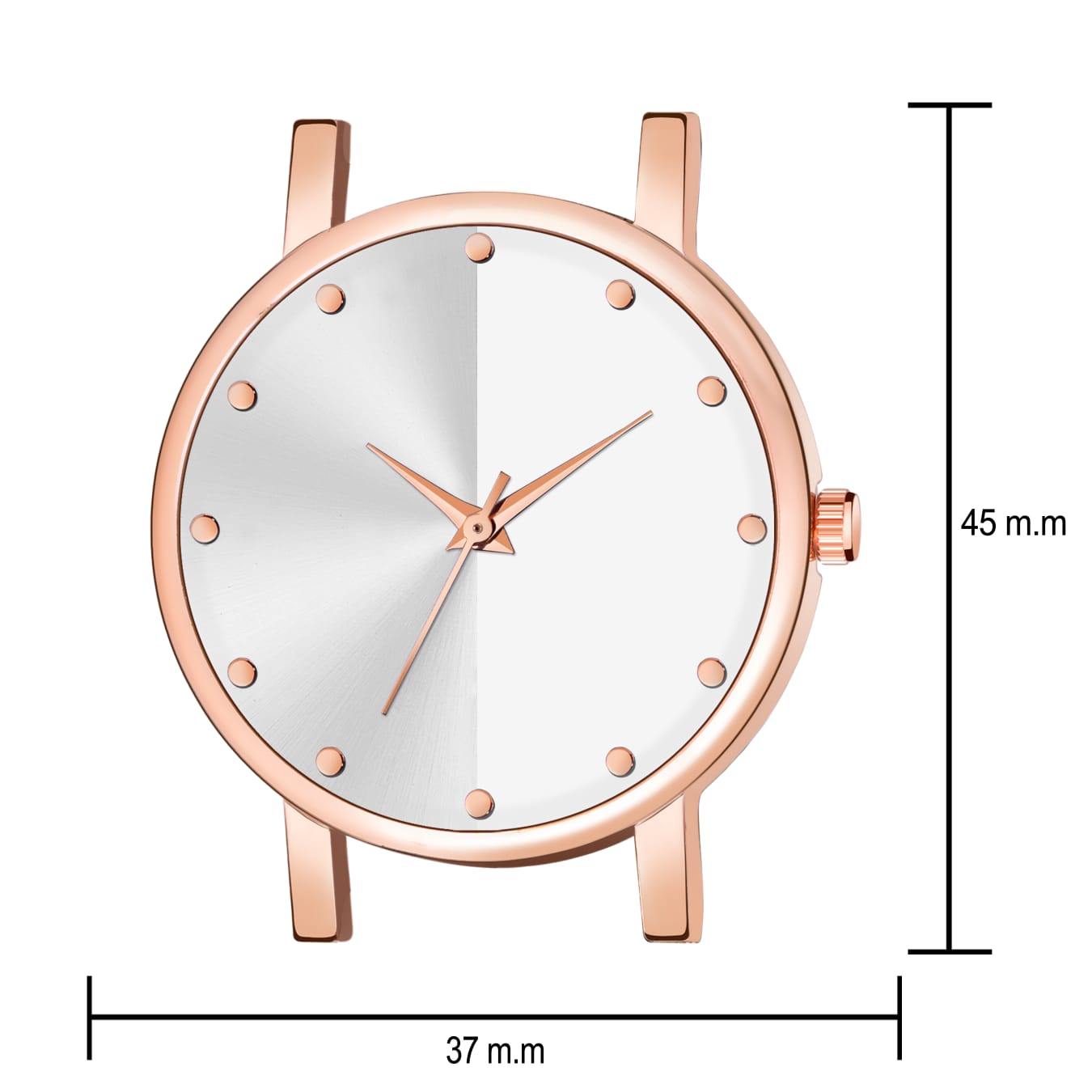 Trendy Rose Gold Analog Watch for Women – Sleek & Modern Look