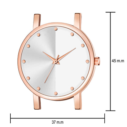 Trendy Rose Gold Analog Watch for Women – Sleek & Modern Look