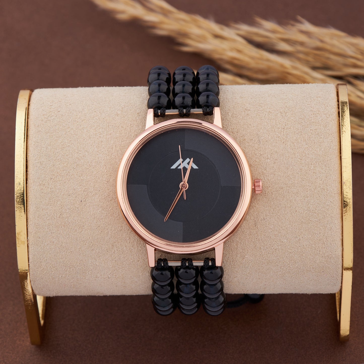 Women's Casual Analog Watch with Rose Gold Case – Rugged & Bold Look