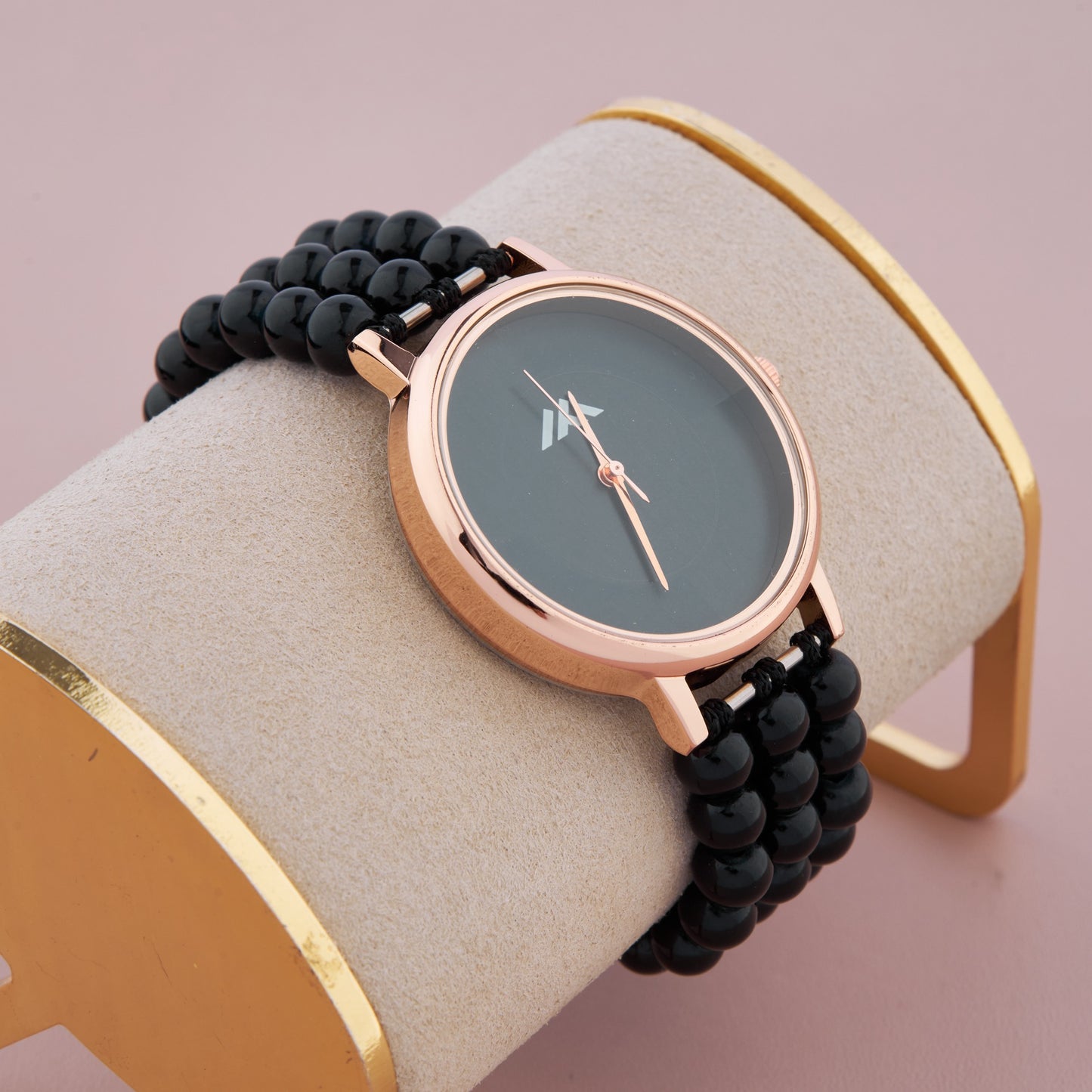 Women's Casual Analog Watch with Rose Gold Case – Rugged & Bold Look