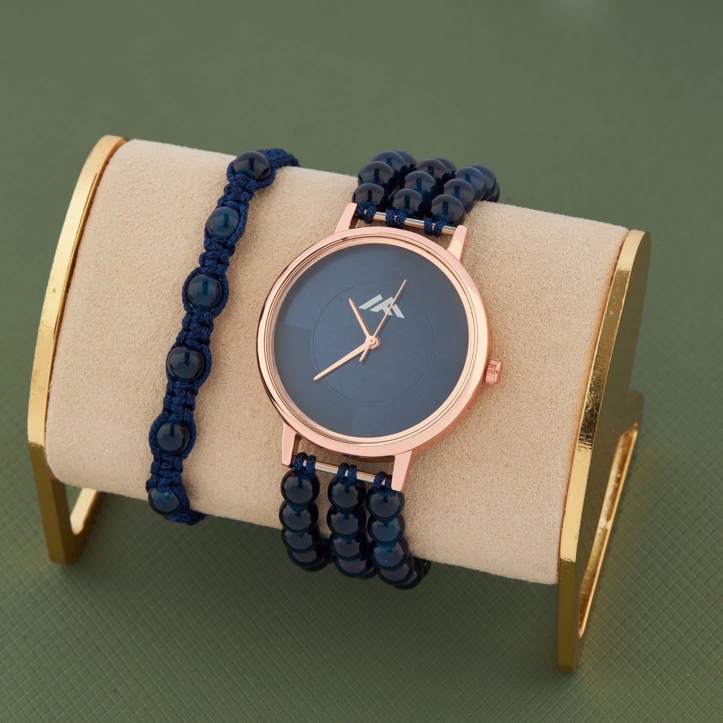 Women's Casual Analog Watch with Rose Gold Case – Rugged & Bold Look