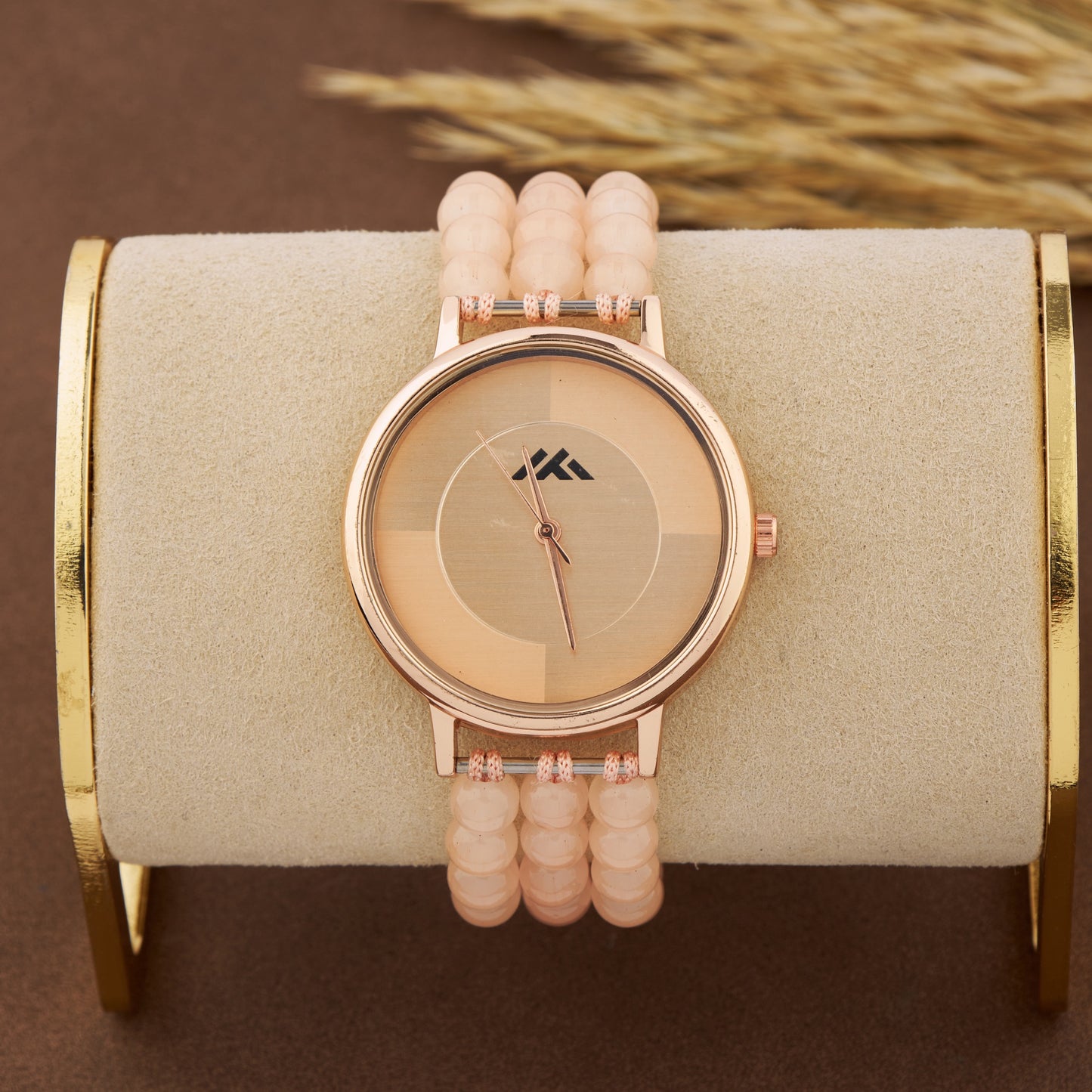 Women's Casual Analog Watch with Rose Gold Case – Rugged & Bold Look