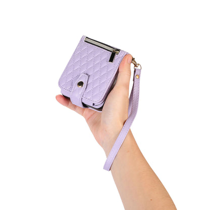 Leather Case Slung Over One Shoulder Phone Cover Zipper Bag Samsung Z Flip 3 | Samsung Z Flip 4 | Samsung Z Flip 5