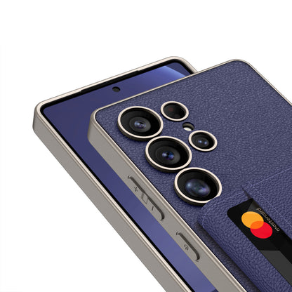 Built-in Wireless Charger Phone Case Magnetic Split Wallet Case With Stand | Samsung S24 Ultra | Samsung S25 Ultra