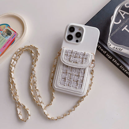 Crossbody Chain Card Holder Can Back Phone Case all Model for iPhone 14 | iPhone 15