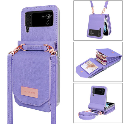 Fashion Personality Cross-body Lanyard Phone Case Samsung Z Flip 3 | Samsung Z Flip 4 | Samsung Z Flip 5 | Samsung Z Flip 6