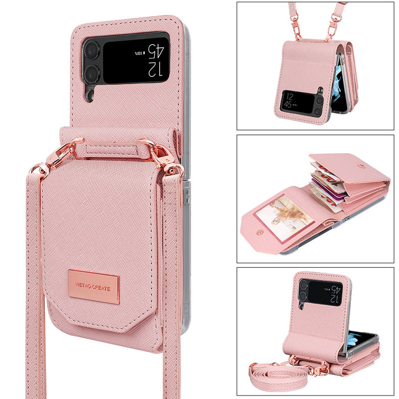 Fashion Personality Cross-body Lanyard Phone Case Samsung Z Flip 3 | Samsung Z Flip 4 | Samsung Z Flip 5 | Samsung Z Flip 6