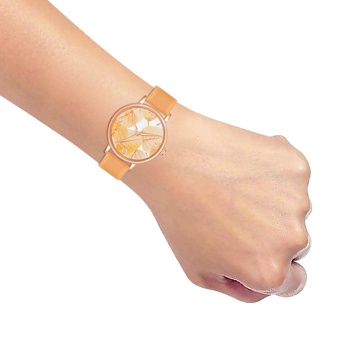 Elegant Gold Dial Ladies Watch – Classy & Affordable | Premium Craftsmanship | Timeless Design