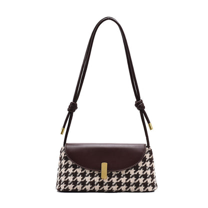 Solid Color Fashion Simple Retro Small Square Bag