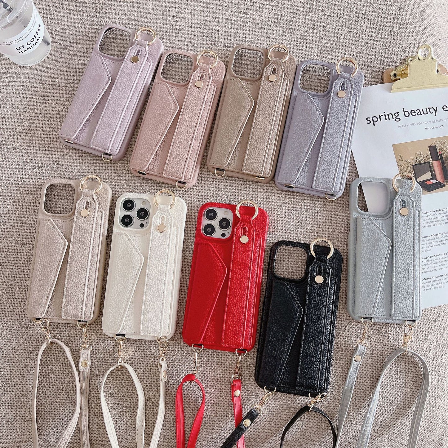 Fashion Simple Back Strap Phone Case Protector Iphone 15 Model