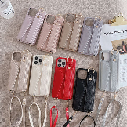 Fashion Simple Back Strap Phone Case Protector Iphone 15 Model