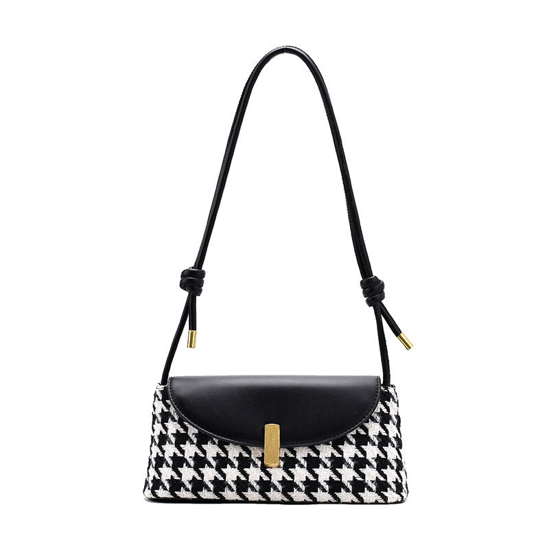 Solid Color Fashion Simple Retro Small Square Bag