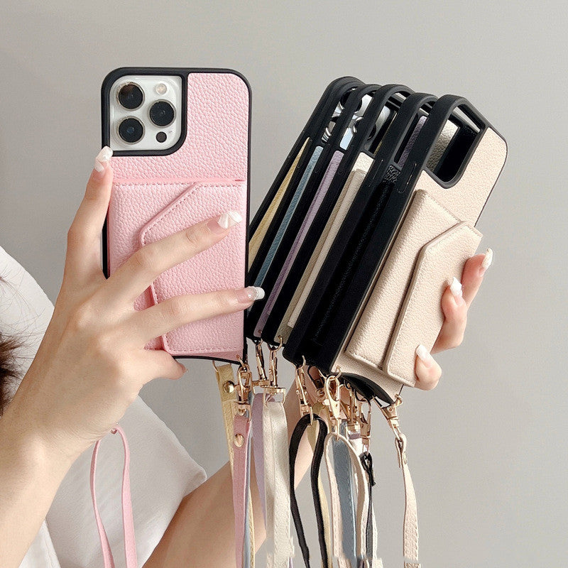 Solid Color Mobile Phone Case With Mirror All Model | iPhone 13 | iPhone 14