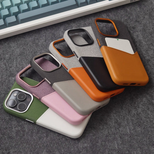 Double Card Leather Magnetic Phone Case | Protective Case Personalized Business Style Compatible With All Model | iPhone 15 | iPhone 16