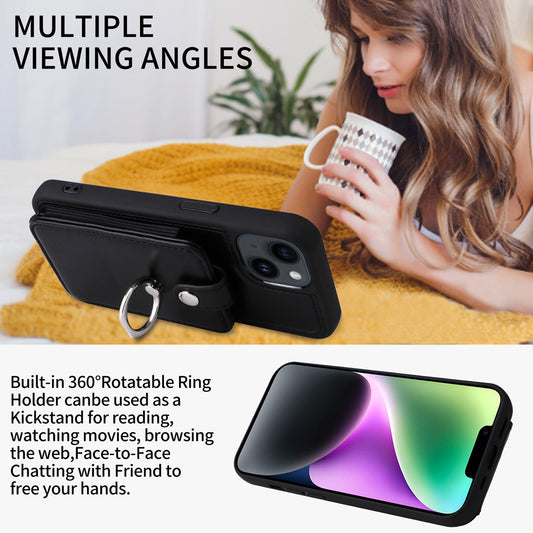 Creative Leather Anti-fall 12 Organ Card Mobile Phone Leather Case For iPhone 14 | iPhone 14 Plus | iPhone 14 Pro | iPhone 14 Promax | iPhone 15 | iPhone 15 Plus | iPhone 15 Pro | iPhone 15 Promax