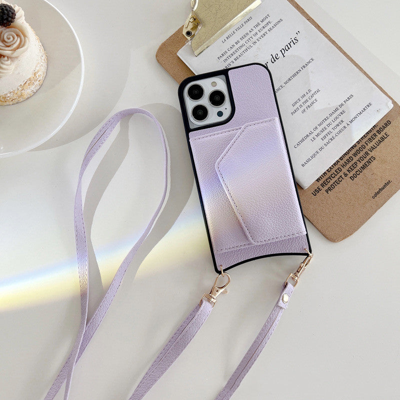 Solid Color Mobile Phone Case With Mirror All Model | iPhone 13 | iPhone 14