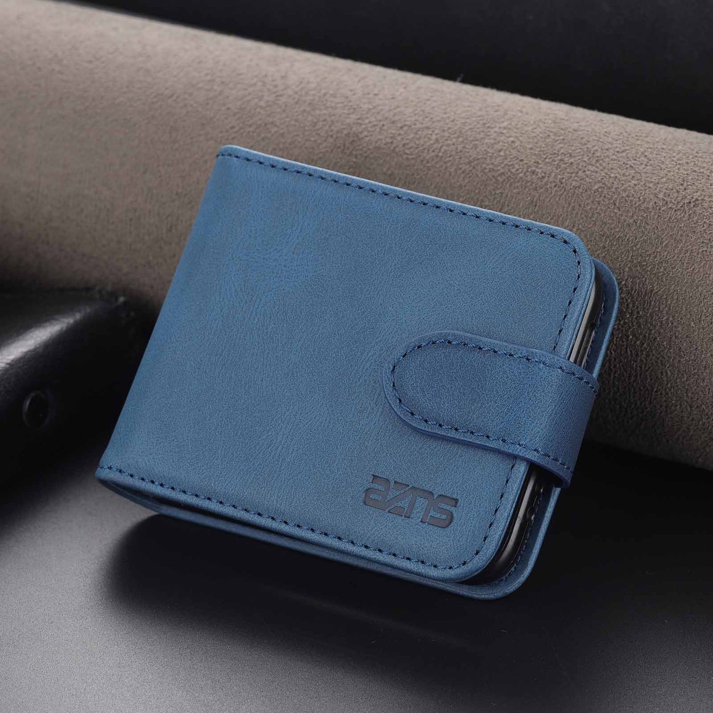 Buckle Phone Case 3 Card Flip Protective Cover For Samsung Z FLIP 3 Generation 5G | Samsung Z Flip 4 Generation | Samsung Z Flip 5