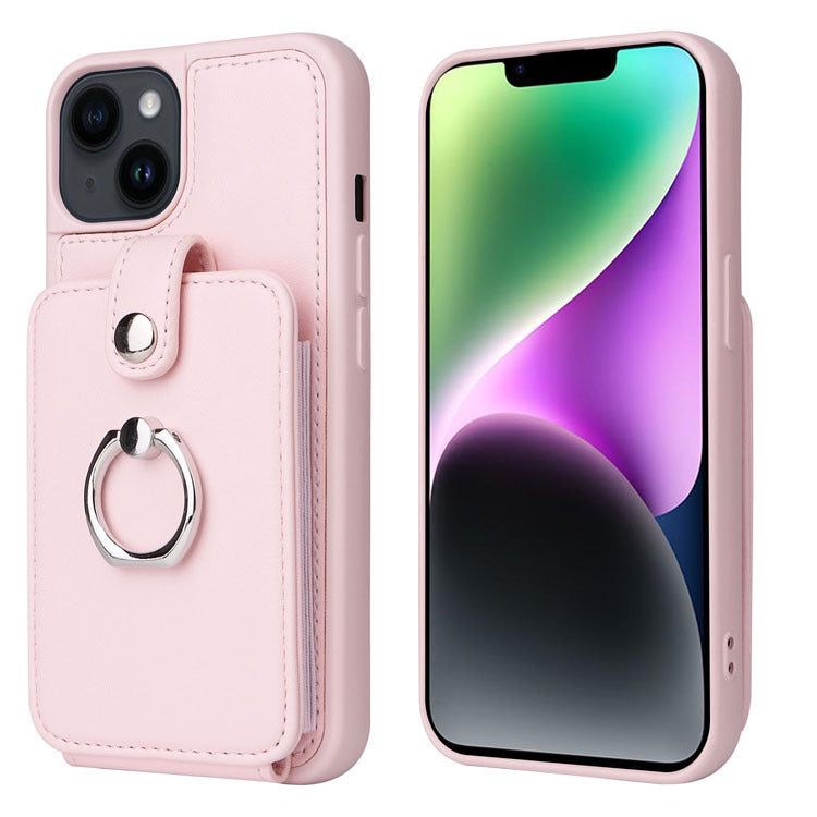 Creative Leather Anti-fall 12 Organ Card Mobile Phone Leather Case For iPhone 14 | iPhone 14 Plus | iPhone 14 Pro | iPhone 14 Promax | iPhone 15 | iPhone 15 Plus | iPhone 15 Pro | iPhone 15 Promax